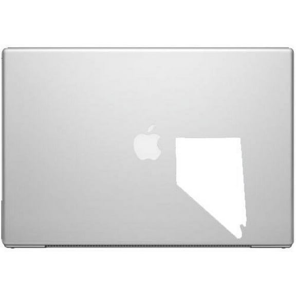 Nevada Silver State Vegas Pride Decal Sticker - White 5" Vinyl Decal for Cars, Macbooks, and Other Laptops