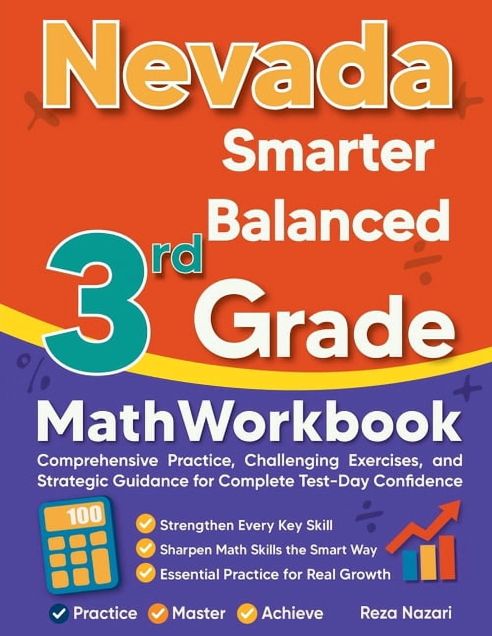 Nevada Smarter Balanced 3rd Grade Math Workbook: Comprehensive Practice, Challenging Exercises, and Strategic Guidance f, (Paperback)