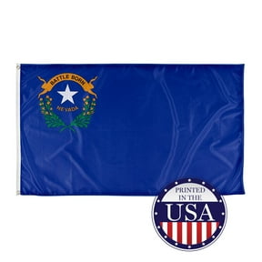 Nevada State Flag - 3ft x 5ft Knitted Polyester, State Flag Collection, Made in The USA