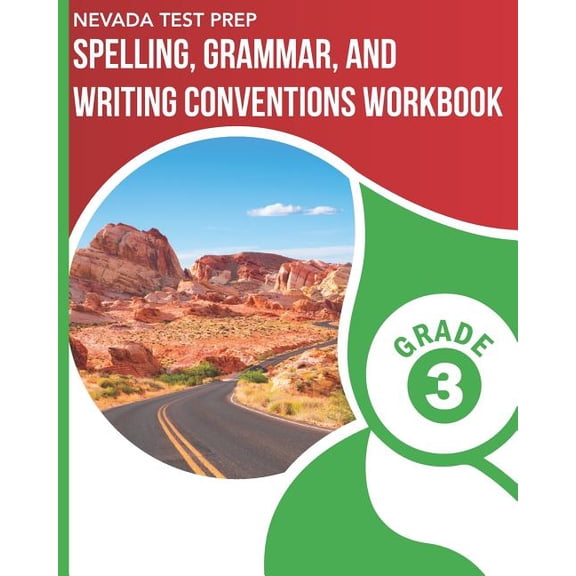 NEVADA TEST PREP Spelling, Grammar, and Writing Conventions Workbook Grade 3: Develops Common Core Language Skills, (Paperback)