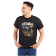 thumbnail image 1 of Nevada The Silver State Vintage NV Men's Graphic T Shirt Tees Brisco Brands L, 1 of 4