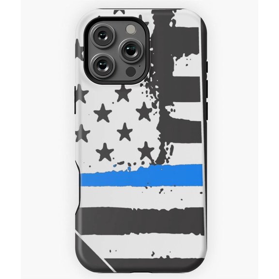 Nevada Thin Blue Line Police Officer Phone Case for iPhone 16 15 14 13 12 11 Pro Max