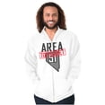 thumbnail image 1 of Nevada Top Secret Area 51 Conspiracy Zip Up Hoodie Men's Women's Brisco Brands M, 1 of 6