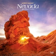 Nevada Wild & Scenic | 2027 12x24" Hanging Wall Calendar | Plastic-Free