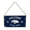 thumbnail image 1 of Nevada Wolf Pack 6" x 11" Welcome Home Wood Wall Sign with Rope Hanger, 1 of 4