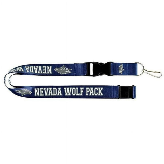 Nevada Wolf Pack Lanyard Navy