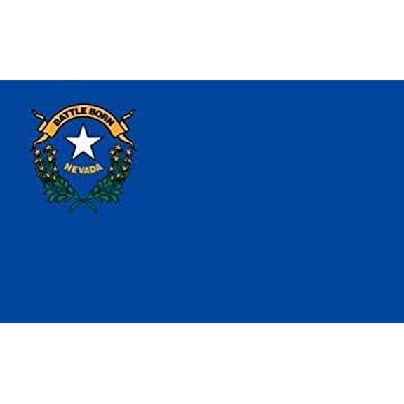 Nevada Flag 2ft x 3ft Nylon - Outdoor