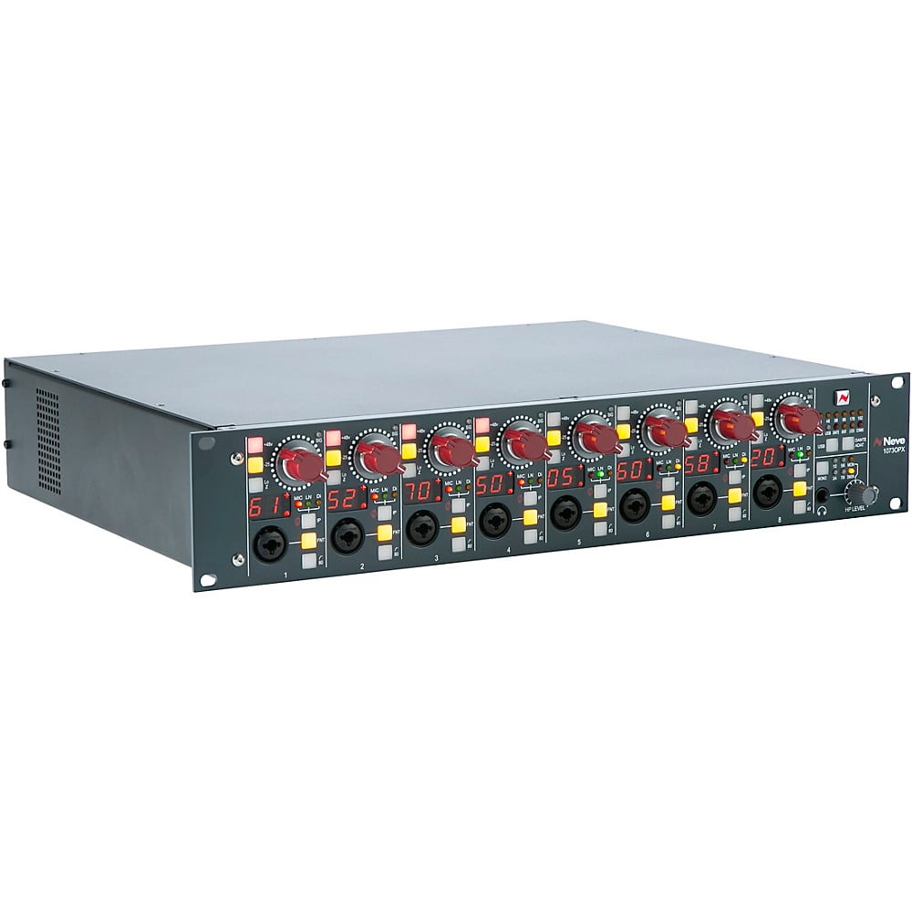 Neve 1073OPX 8-Channel Microphone Preamp With Remote Control & USB/Dante Option Card