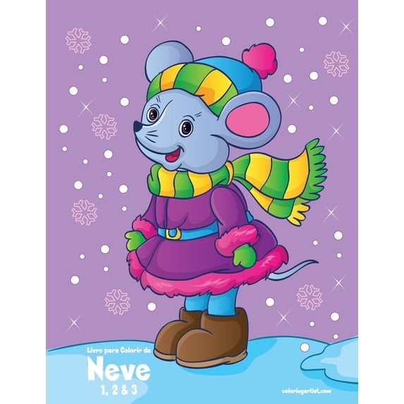Neve Livro para Colorir de Neve 1, 2 & 3, Book 123, (Paperback)