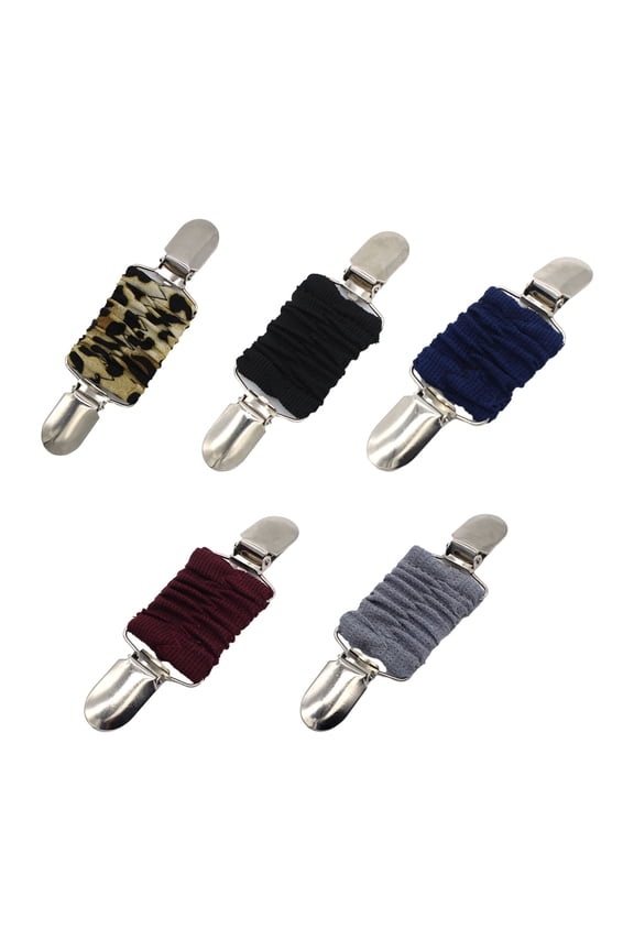 5PCS Fit Dress Cinch Clips Set, Scarf Clip, Retro Cardigan Collar Clips, Shirt Clip, Dresss Clips Back Cinch