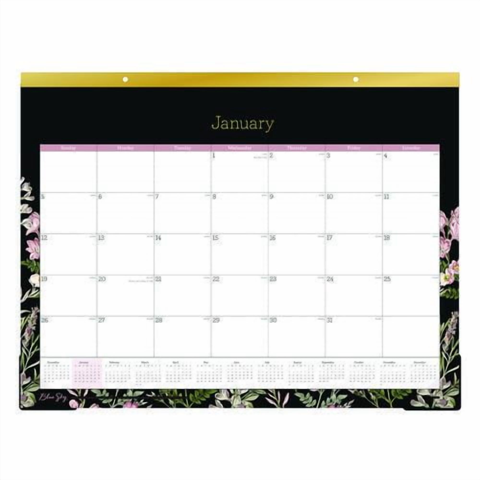 2026 Blue Sky Monthly Desk Pad Calendar, 17