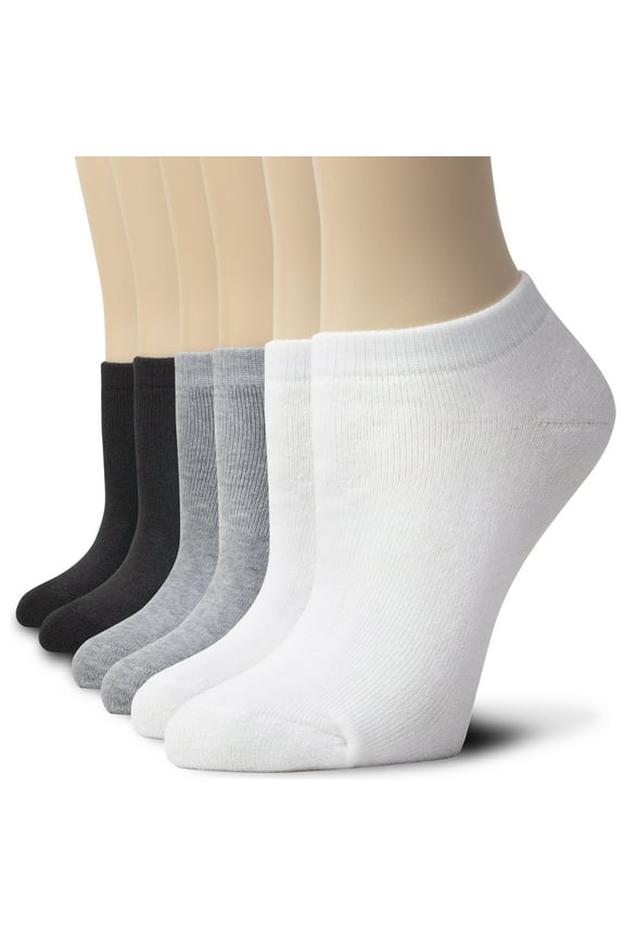 Multi-Pack Performance Heavy Cushioned Running Sports Ankle Breathable Socks For Men and Women Comfort Low Cut Quarter Athletic Socks 6 Pairs Mixed (Size 10-13)