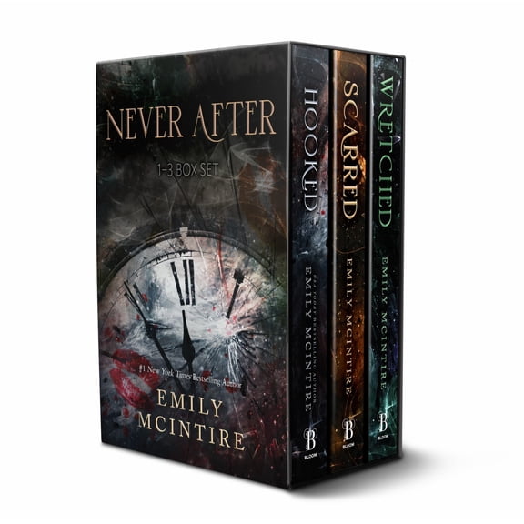 Never after Series Boxed Set, Books 1-3: Hooked, Scarred, and Wretched (Hardcover)