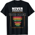 thumbnail image 1 of Never Apologize For Your Blackness Black History Month T-Shirt, 1 of 4