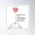 thumbnail image 1 of Never Be Ashamed Of A Scar / Cat Doodle Poster Wall Art, Modern Wall Decor For Living Room Bedroom, 24x36 UNFRAMED, 1 of 2