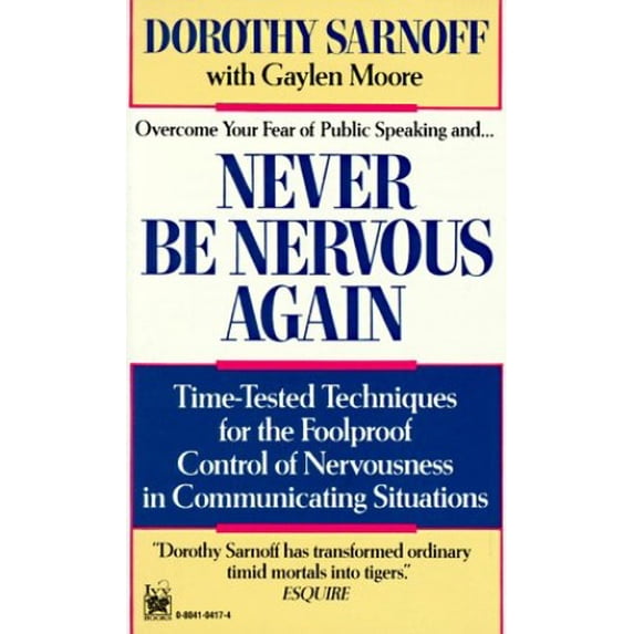 Pre-Owned Never Be Nervous Again (Unknown) 0804104174 9780804104173