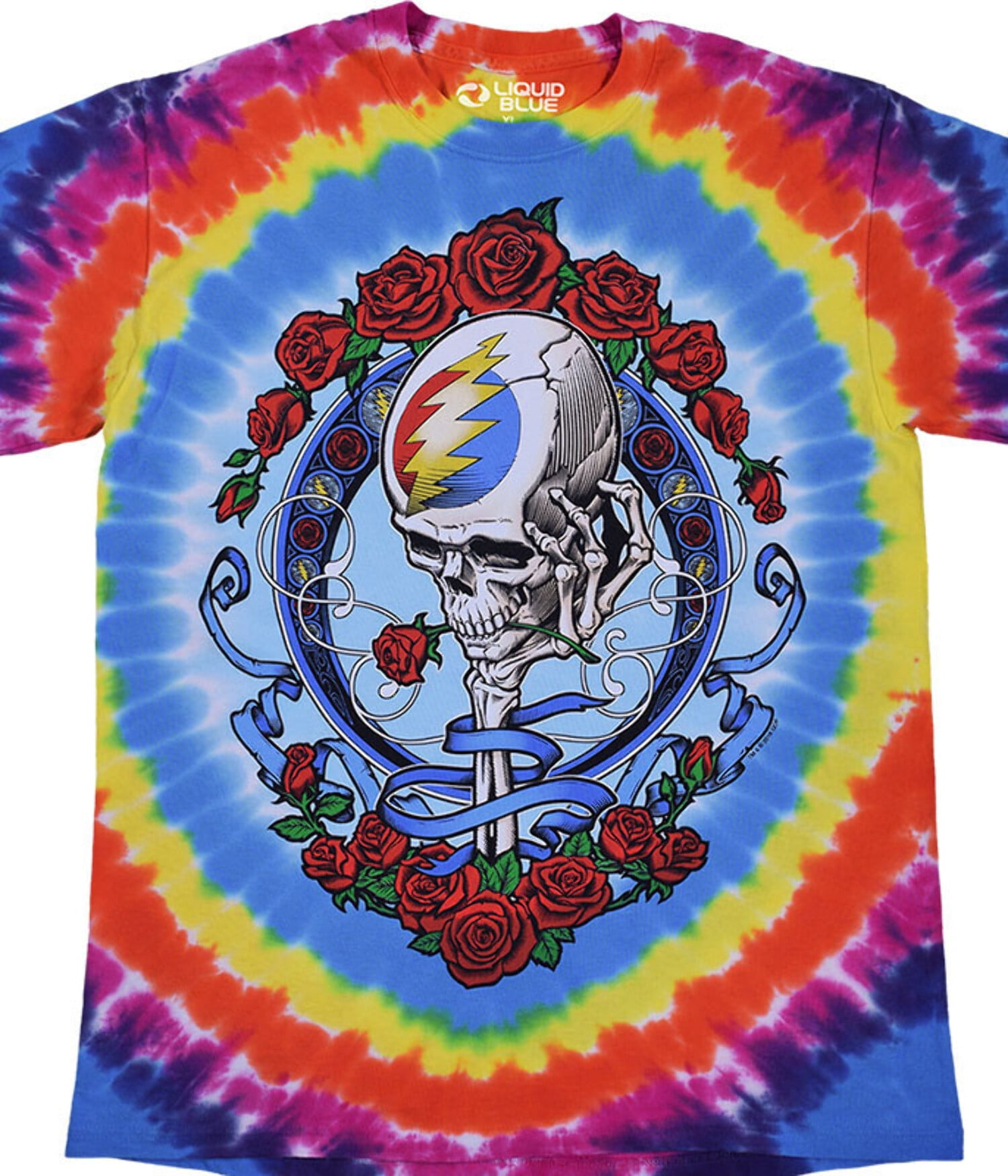 Never Dead Tie-Dye T-Shirt - Walmart.com