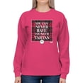 thumbnail image 1 of Never Enough Tartan - Bold Plaid Statement Graphic Women's Sweatshirt, 1 of 4