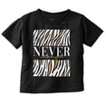 thumbnail image 1 of Never Enough Zebra Animal Print Toddler Boy Girl T Shirt Infant Toddler Brisco Brands 6M, 1 of 1