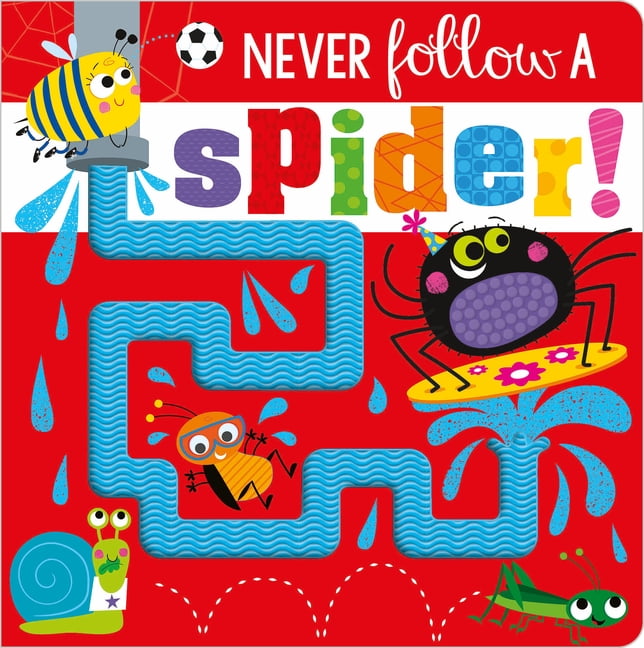 Never Follow a Spider!, (Board Book)