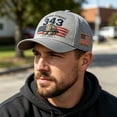 thumbnail image 1 of Never Forget 343 9/11 Commemorative Baseball Cap,9/11 Hat,Adjustable Patriotic 343 Fallen Firefighters Remembrance Baseball Hat For Men Women, 1 of 6
