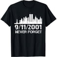 thumbnail image 1 of Never Forget 9/11 20th Anniversary Patriot Memorial Day T-Shirt, 1 of 3