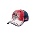 thumbnail image 1 of Never Forget 9/11 Patriotic Baseball Cap, American Flag Adjustable Unisex Adult Hat for Daily Outdoor Wear, 1 of 5