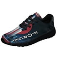 thumbnail image 1 of Never Forget 911 Patriot Day American flag Shoes Sneakers Black Size 10, 1 of 7