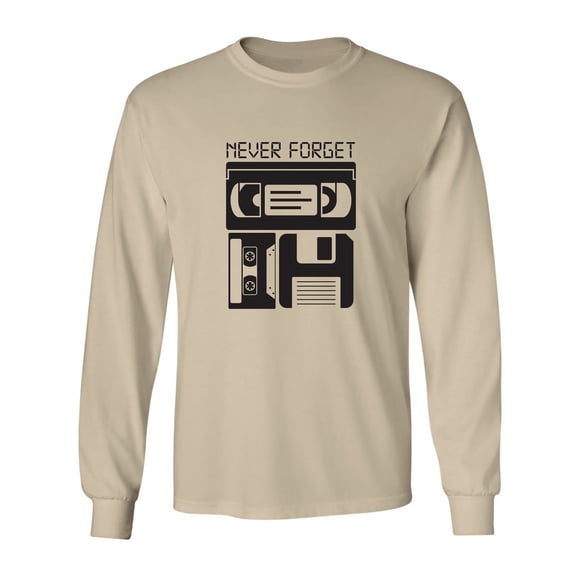 Never Forget Adult Long Sleeve T-shirt