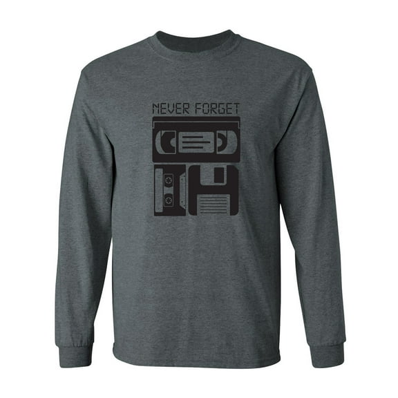 Never Forget Adult Long Sleeve T-shirt