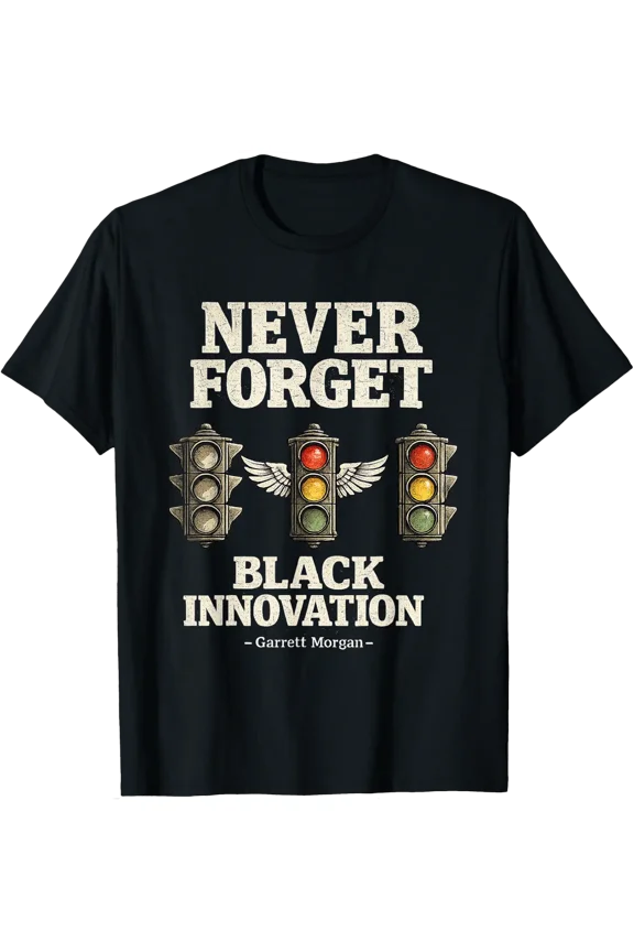 Never Forget Black Innovation Month Science Tech T-shirt