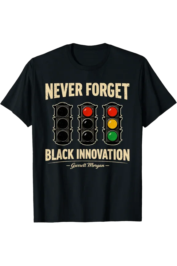 Never Forget Black Innovation Month Science Tech T-shirt