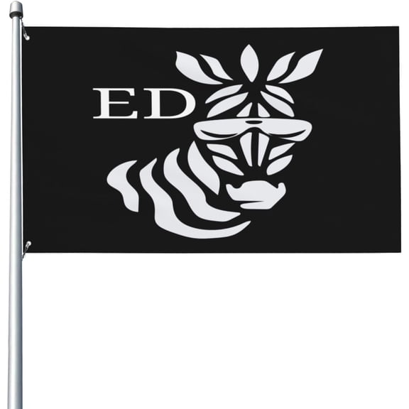 Never Forget Ed The Zebra Flag Funny Outdoor Garden Decoration 3x5 Flag Single Layer