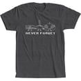 thumbnail image 1 of Never Forget Gaming Controllers Retro Vintage Old School T-Shirt, 1 of 9