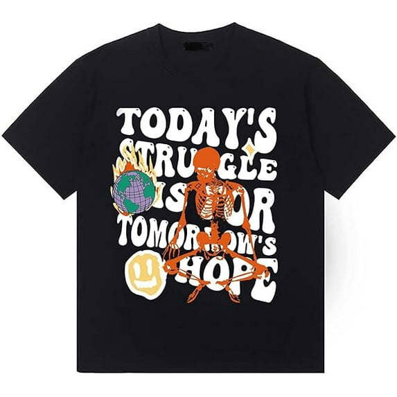 Bealin Mens Graphic Tees Oversized Creative Graffiti Short Sleeve Shirts Summer Casual Rapper Streetwear Y2k Tops Tshirt