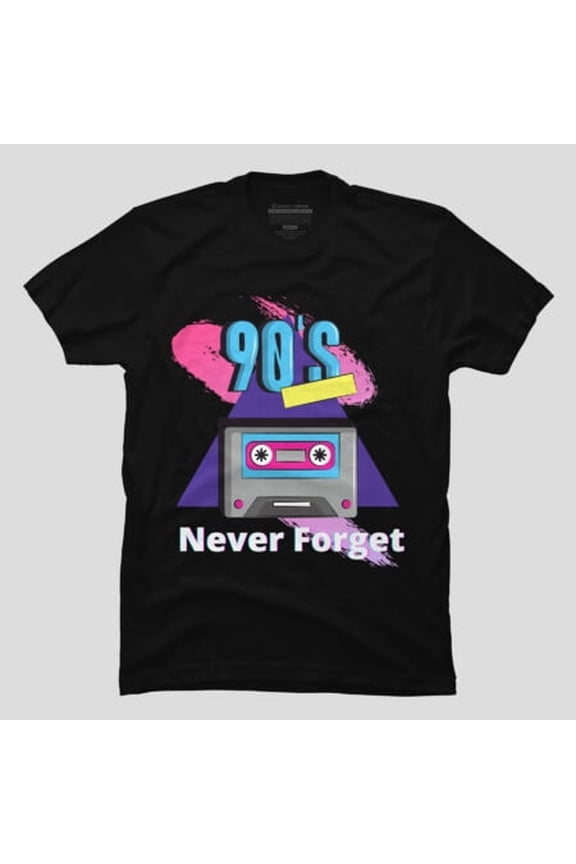 Never Forget Minimalist Retro Tech Graphic - Holiday Favorite, H15498 Unisex T-Shirt, Up to 5XL Available