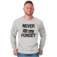 thumbnail image 1 of Never Forget Old School Video Gamer Long Sleeve TShirt Men Women Brisco Brands M, 1 of 6