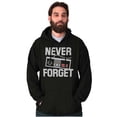 thumbnail image 1 of Never Forget Old School Video Gamer Unisex Plus Fleece Graphic Hoodie Brisco Brands 2X, 1 of 5
