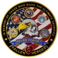 thumbnail image 1 of Never Forget Patch In Memory of Fallen Heroes, 1 of 5