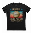 thumbnail image 1 of Never Forget Pluto Nerdy Astronomy Space Science Humor Unisex T-Shirt, up to Size 5XL, 1 of 2