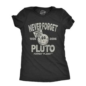 Never Forget Pluto Planet Space T-Shirt