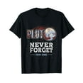 thumbnail image 1 of Never Forget Pluto Shirt for Men Women Retro Style Funny Space Science T-Shirt, 1 of 2