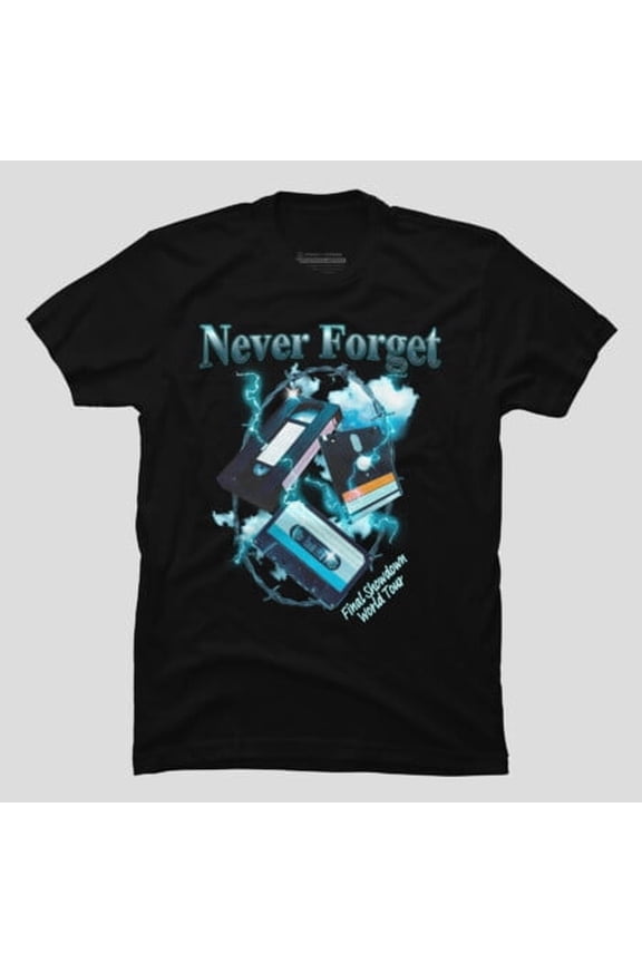 Never Forget Retro Tech Legends From The 90s, H32514 Unisex T-Shirt, Up to 5XL Available