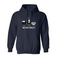 thumbnail image 1 of Never Forget Sarcastic Novelty Gift Idea Adult Humor Funny Men's Hoodies, 1 of 2