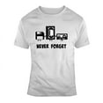 thumbnail image 1 of Never Forget Sarcastic Retro Graphic Music Novelty Funny T  Cool Gift Tee T Shirt, 1 of 1
