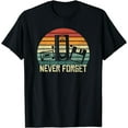 thumbnail image 1 of Never Forget Vintage Cassette Floppy Disk VHS Tape retro T-Shirt, 1 of 4