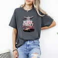 thumbnail image 1 of Never Forget WWII Tank Memorial Military History Veteran T-Shirt, for men & women, up to size 5XL, 1 of 3