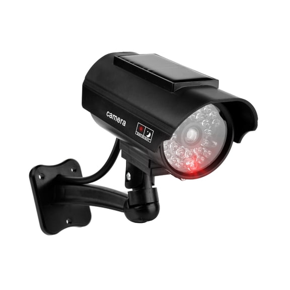Never Functional Observation Camera Simulated CCTV System With Blinking Lights For Garage Storehouse Wall Mount