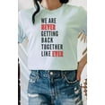 thumbnail image 1 of Never Getting Back Together Music Graphic Tee T-Shirt, 1 of 6