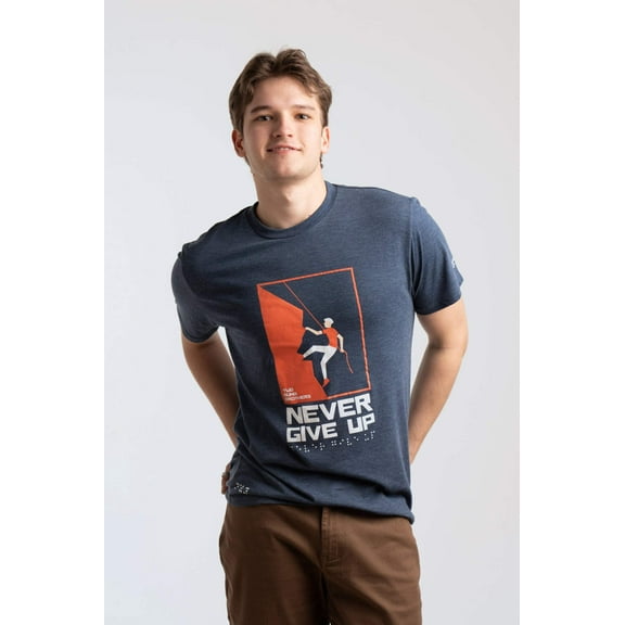 "Never Give Up" Graphic Crewneck